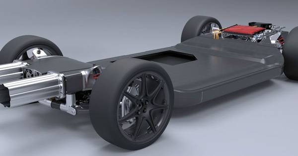 chassis alu noir
