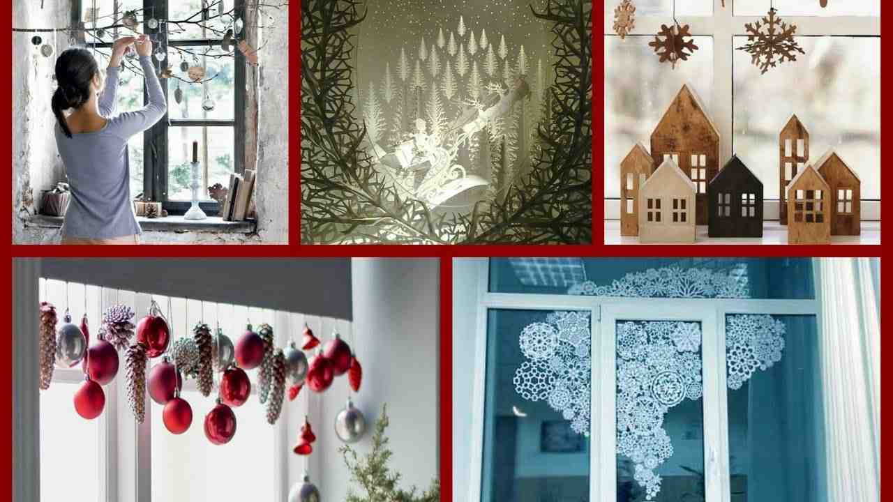 Comment décorer une baie vitrée pour Noël ?